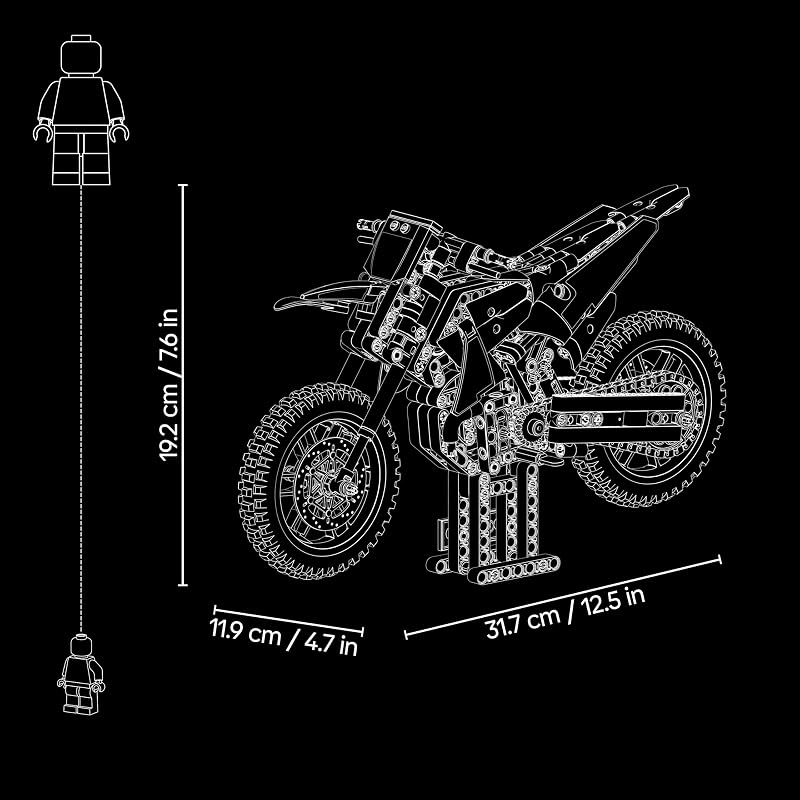 Technic Ducati Desmo450 MX Factory Motorrad 42238
