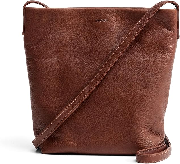 baggu soft leather shoulder bag