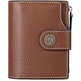 FALAN MULE Small Wallet for Women Leather Bifold Compact Small Womens Wallet with RFID Blocking