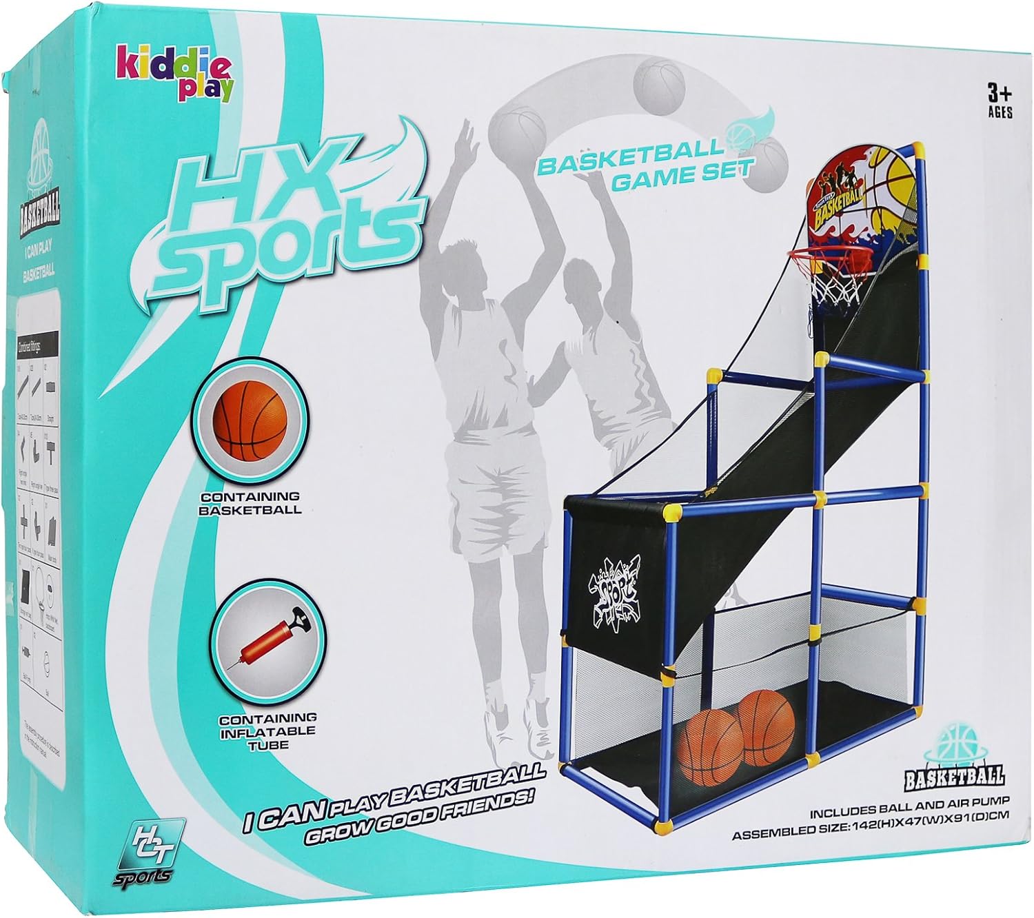 Kiddie Play Toy Basketball Hoop Arcade Game Indoor Sports Toys for Kids: Toys & Games
