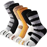 Ginmewrae Fuzzy Socks for Women Cozy Soft Fluffy Slipper Socks Home Sleeping Warm Socks Stocking Stuffer Gift for Women