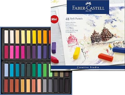 Faber-Castell Creative Studio Soft Pastels Mini Multicoloured 48 Wallet