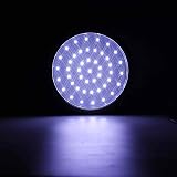JUTTAUTO 12V RV Interior Light Ceiling LED with On/Off Switch Chrome Surface view 3