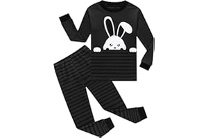 Family Feeling Kids & Toddler Boys Pajamas 2 Piece Pjs Set 100% Cotton Sleepwear