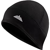 Tough Headwear Thermal Skull Cap - Moisture-Wicking Running Beanie - Wind-Blocking Cycling Cap - 4-Way Stretch Beanie for Men
