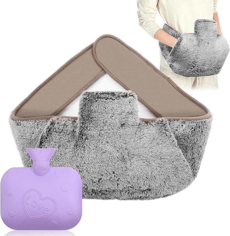 Newthinking Waist Hot Water Bottle Belt with Cover