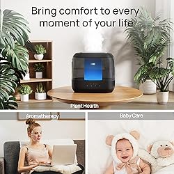 Dreo Top Fill 4L Humidifiers for Bedroom, 36H