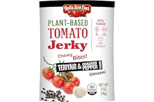 Bella Sun Luci Plant-Based Tomato Jerky-Teriyaki Cracked Pepper