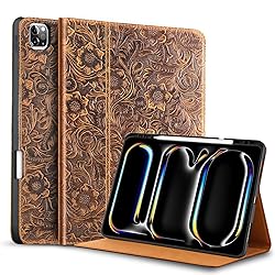Gexmil Genuine Leather Case for iPad Pro 11 Inch M4