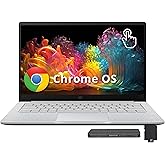ASUS Chromebook CX 14" FHD Touchscreen Laptop, Intel Celeron N4500, 8GB LPDDR4X, 288GB Storage (128GB eMMC+160GB Docking Station Set), Intel UHD Graphics, Long Battery Life, WiFi 6, Chrome OS, Gray