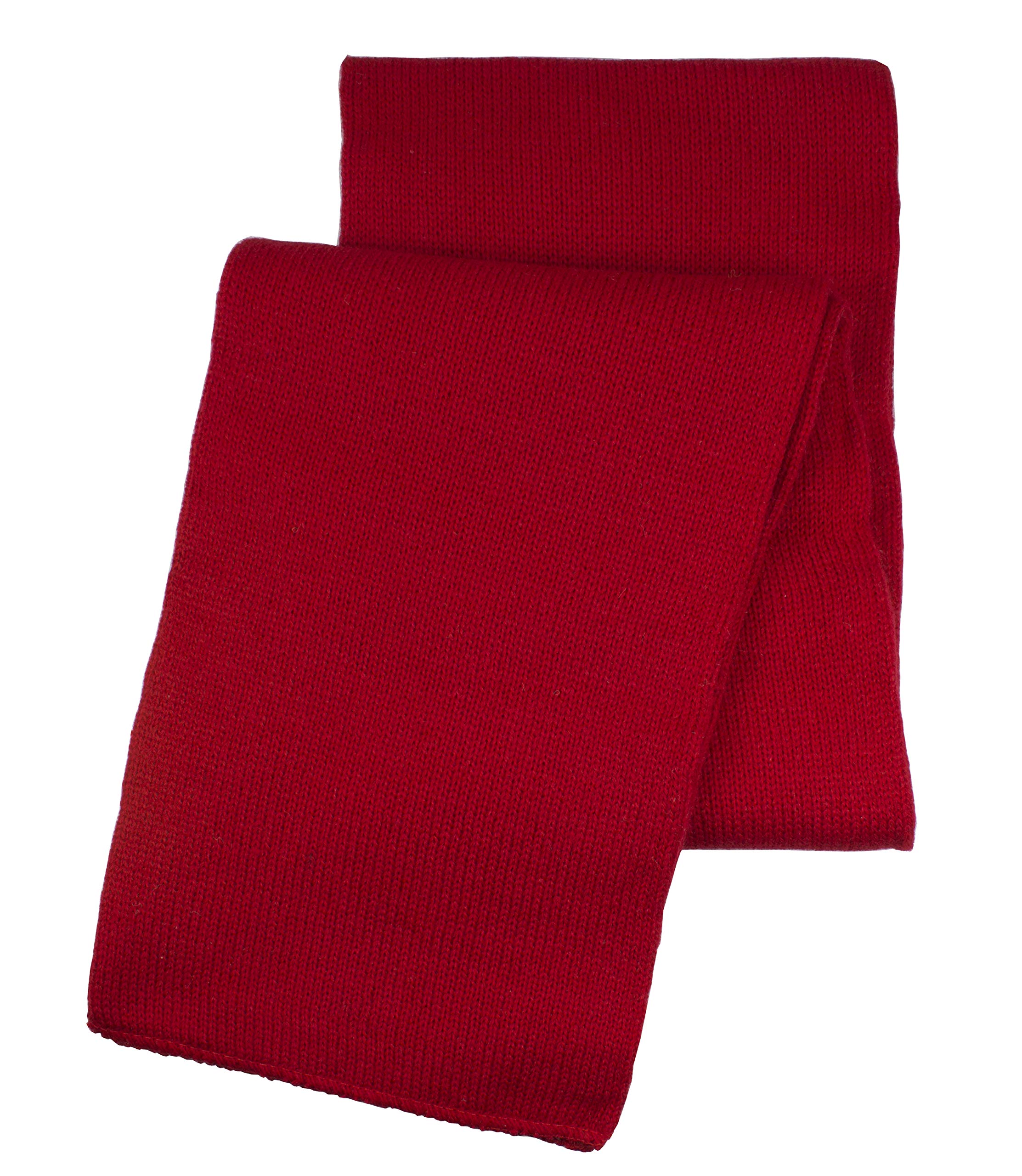 Photo 1 of Gelante Men Classic Knit Winter Scarf Warm Double layer-2040B-Red