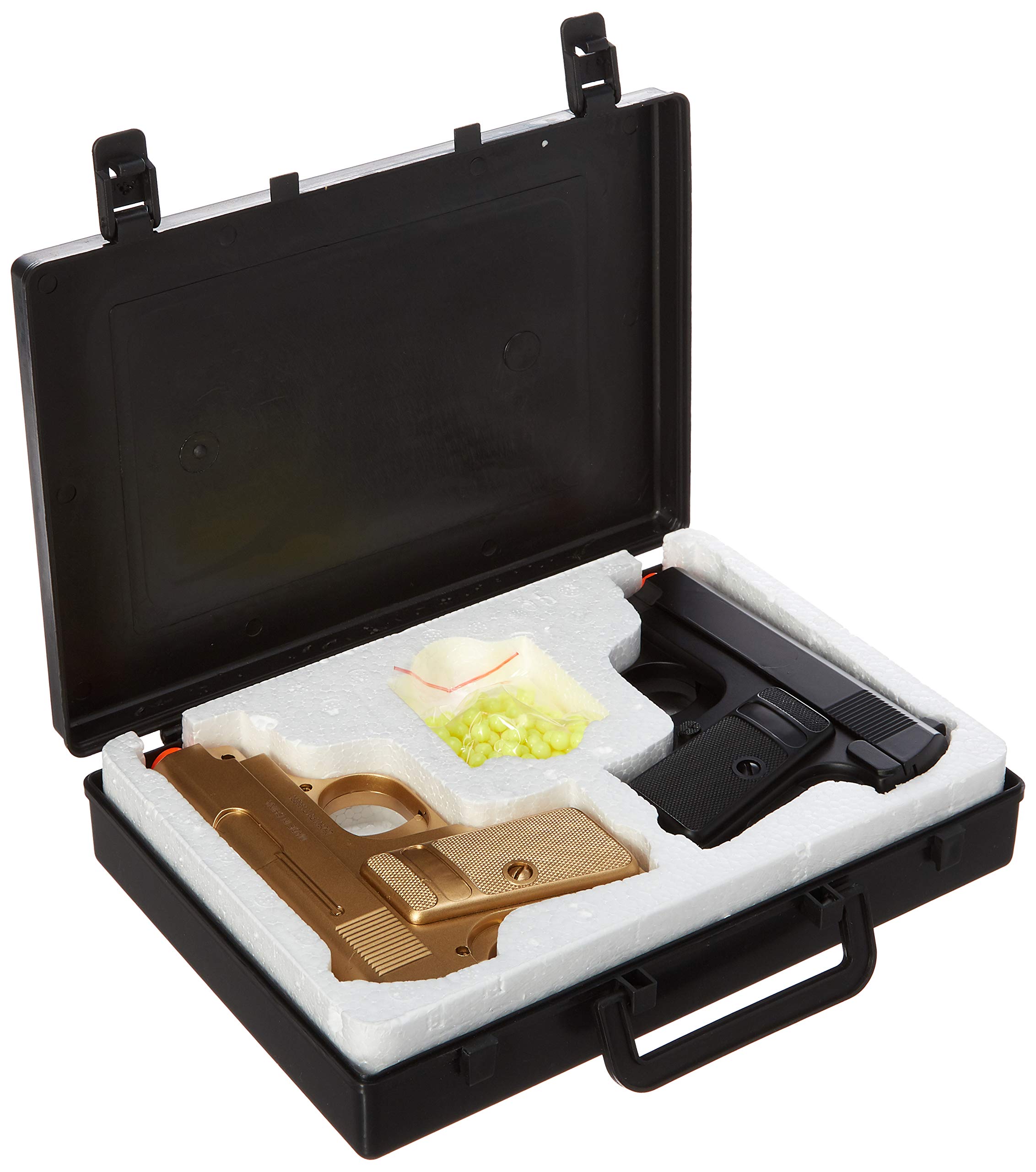 BBTac Airsoft Spy Handgun Twin Pack Pocket Pistol Gun with Storage