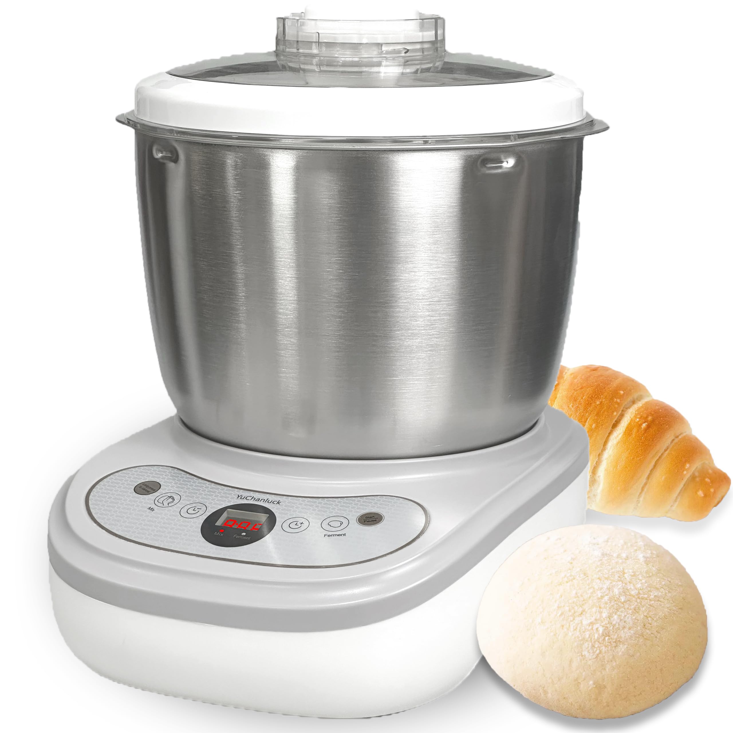 Dough Mixer 7L Large Capacity Electric Dough Maker with Ferment