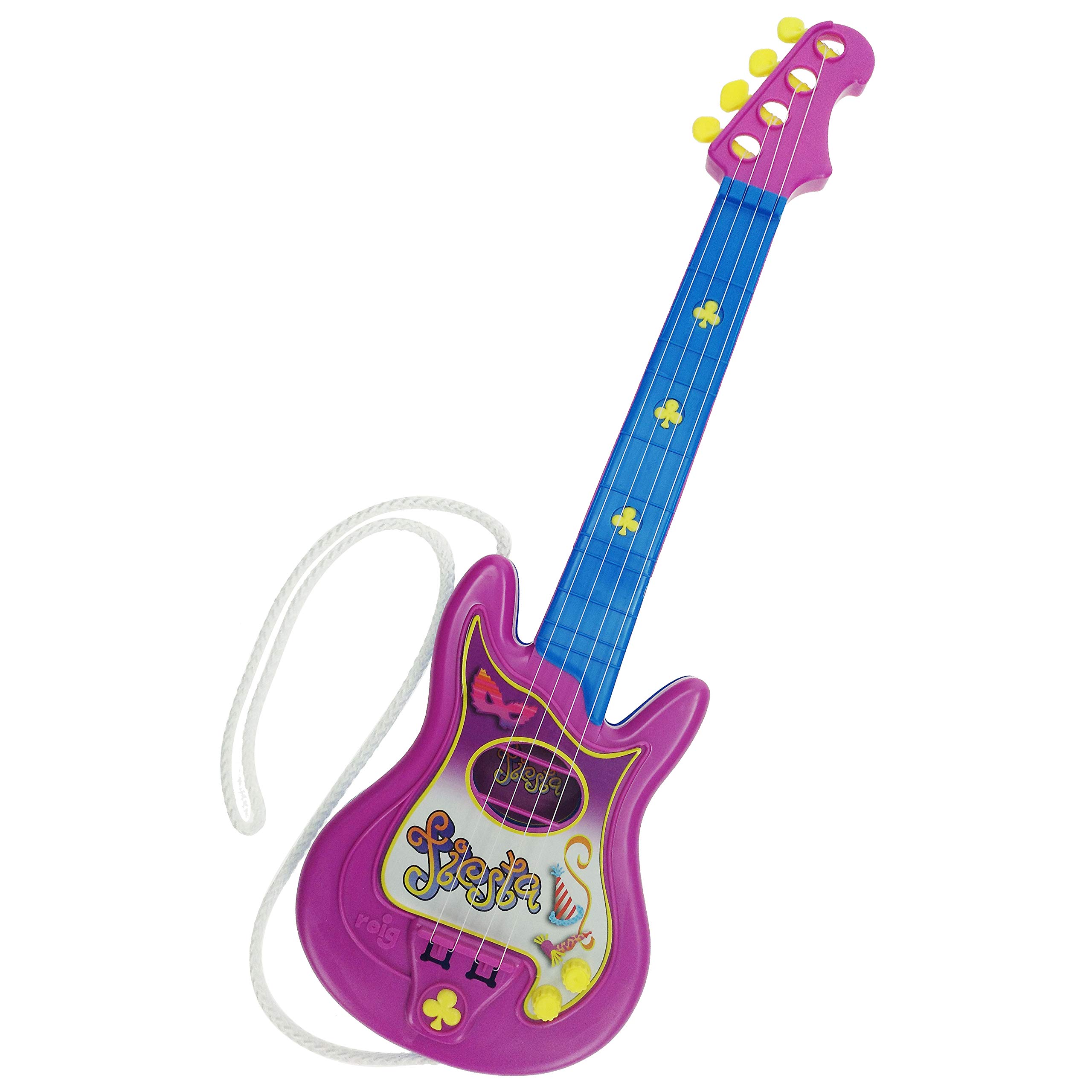 Reig Fiesta 4-String Electric Style Guitar with Strap