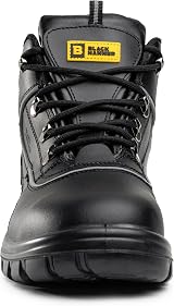 Black Hammer Safety Boots Steel Toe Cap S3 SRC Leather Ankle Boots 7752 UK 9 view 7