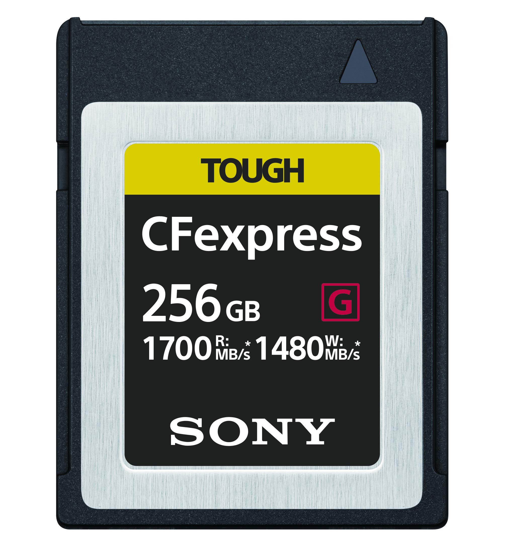 Sony 256GB Tough CFexpress Card Type B Ultra Speed Memory Card (Read, 1700MB/s Write, 1480MB/s) - CEB-G256/J SYM