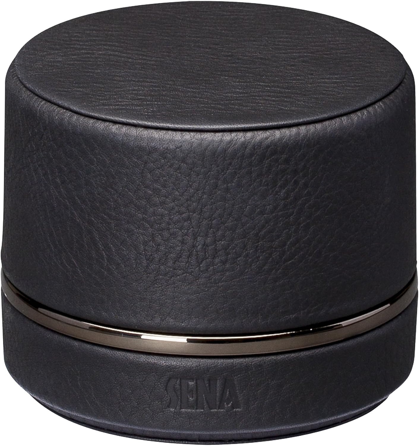 Sena - Leather Watch Travel Charging Case for Apple Watch - Hold 38mm/40mm/42mm/44mm - Black - Image 3