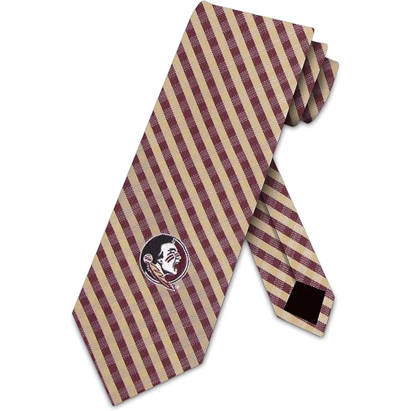 Eagles Wings Florida State University (FSU) Regiment Woven Silk Tie – Official Collegiate Necktie