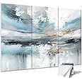 JBER 6 Pack Art Acoustic Panels, 72×48Inches Soundproof Wall Panels, Large Self-Adhesive Wall Panels, Decorative Sound Absorbing Panels, Sound Panels for Recording Studio, Living Room(Lake of the Sky)