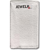 JEWELRX Jewelry Cleaning Cloth - Large 12&rdquo;x15&rdquo; 100% Cotton for Gold, Silver, Platinum, Diamonds &amp; Stainless Steel | Polishes &amp; Shines All Jewelry, Watches &amp; More - Gentle, Reusable &amp; Premium Quality