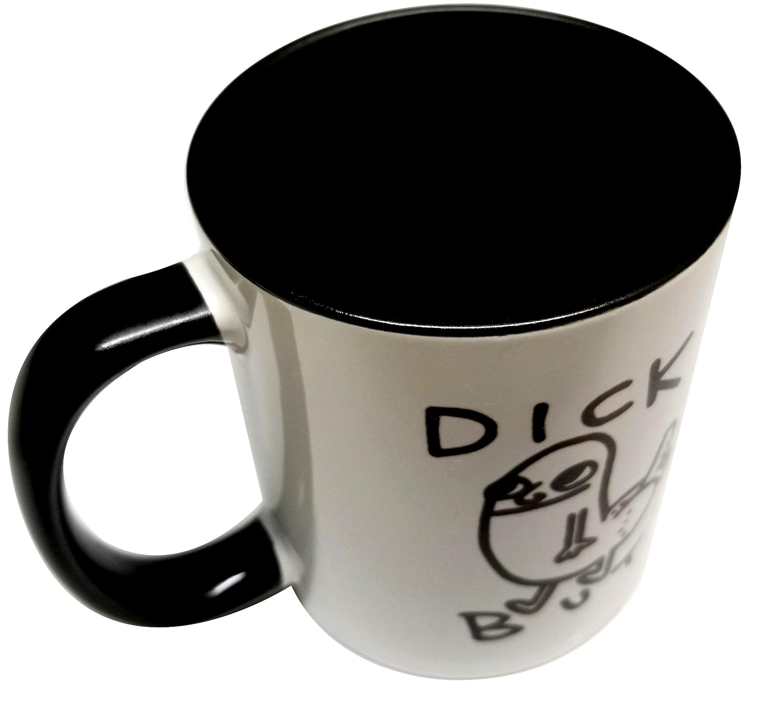 Black Mug/Cup Coffee Ceramic A Grade 11oz DickButt