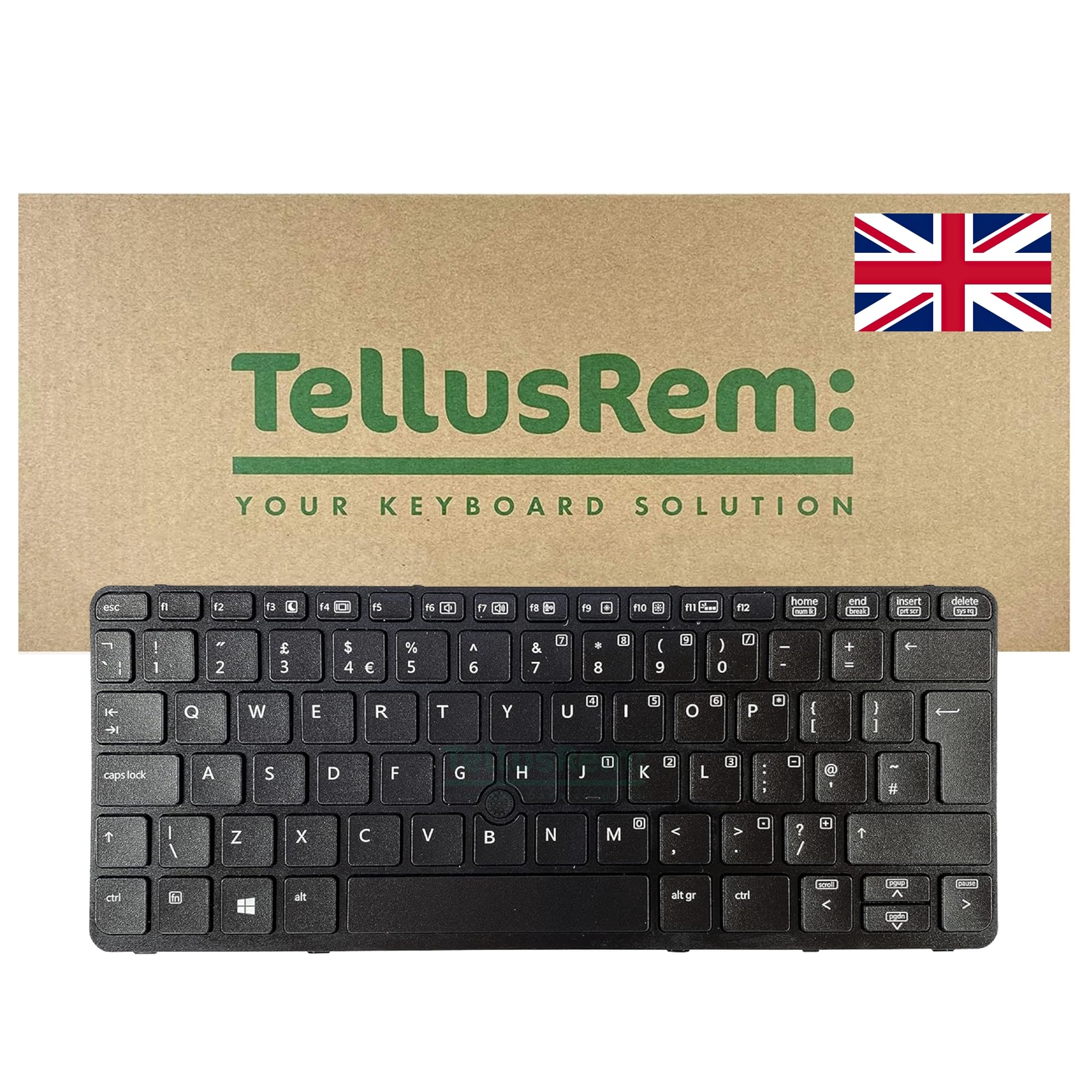 New replacement UK backlit keyboard for HP 720 G1, 720 G2, 725 G1, 725 G2, 820 G1, 820 G2