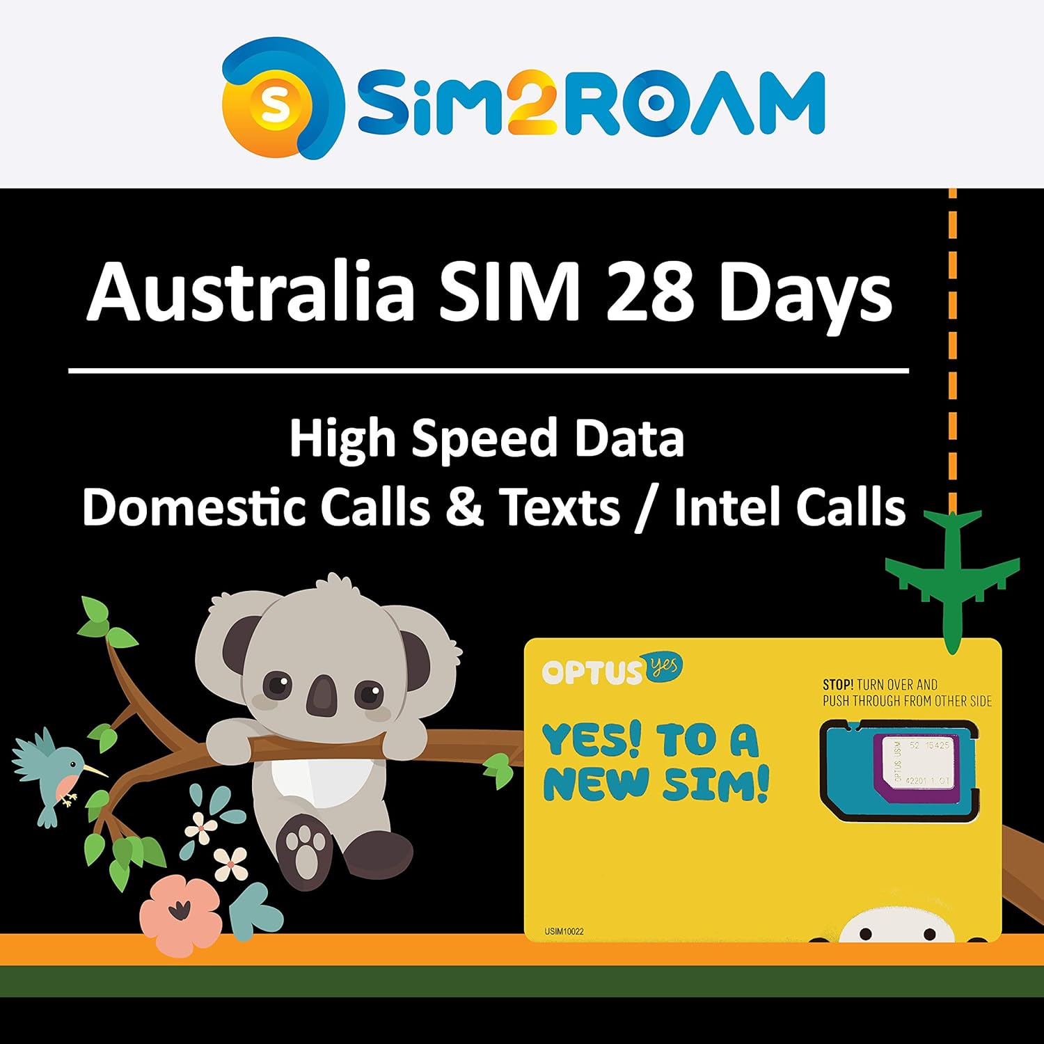 Australia Prepaid SIM Card 28 Days Unlimited Calls, Texts + 6GB