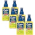 Cutter Lemon Eucalyptus Insect Repellent (6 Count), No DEET Mosquito Repellent, 4 fl Ounce (Pump Spray)