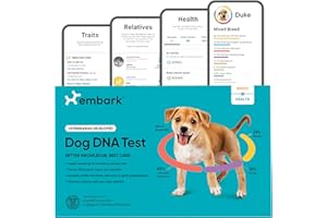 Embark Breed & Health Kit - Dog DNA Testing Kit - Discover Breed, Ancestry, Relative Finder, Genetic Health, Traits, Allergy Risk Scores