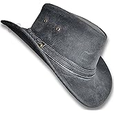 Oztrala HAT Leather Australian Oiled Outback Aussie Western Cowboy Men Women Bushman HL31