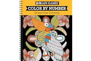 Brain Games - Color by Number: Stress-Free Coloring (Orange)
