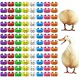 96 Pcs 20mm Duck Identification Leg Bands with 8 Color, Chicken Duck Ankle Tags Poultry Leg Foot Rings for Ducks Chicken Guinea Goose Gamefowl Turkey