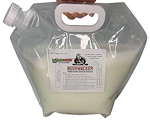 Bushwacker Frozen Cocktail Mix by Wicked Slushy. Each bag will make 1 gallon. Designed for frozen beverage machines. Just add water directly to the bag to mix + alcohol (10)