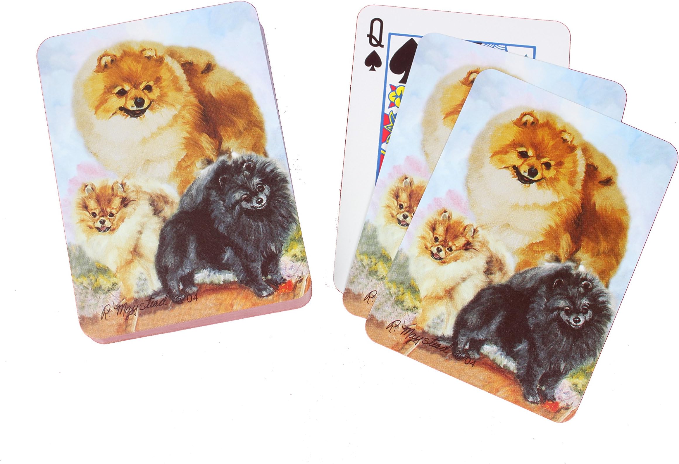 Quality Pomeranian Breed of Dog Pack of Playing Cards Game