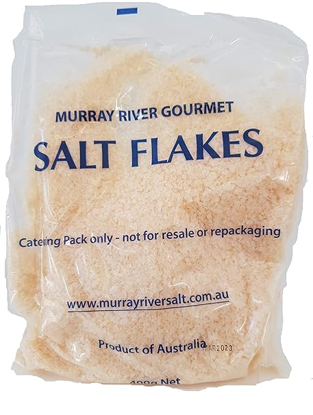 Murray River Salt Salzflocken 400g Gourmet Reine Naturelle Rosa natriumarme Chef beliebte Finishing Salz 100% natürliche und 