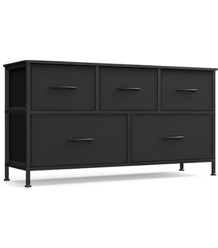minimalist dresser amazon Amazon.com: BORNOON 9-Drawer Dresser for Bedroom, Modern Wooden Chest of  Drawers with Metal Handles, Anti-Tipping Design, Sturdy and Stable Storage  Organizer for Living Room, Entryway, Home Office : Home & Kitchen