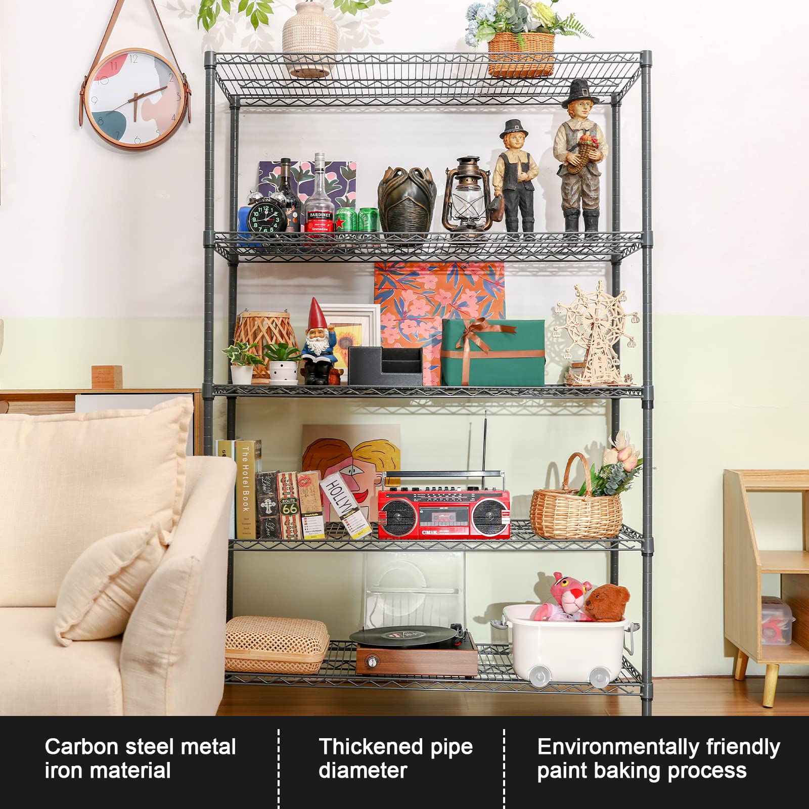 Mua Land Guard 5 Tier Storage Racks and Shelving - 48