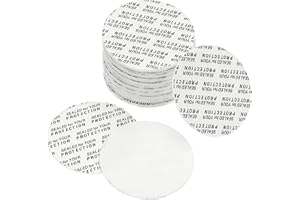 PATIKIL 48mm/1.89" Foam Lid Liner, 100 Pack PS Foam Resistant Tamper Pressure Sensitive Seal for Bottle Cap Liners Seals