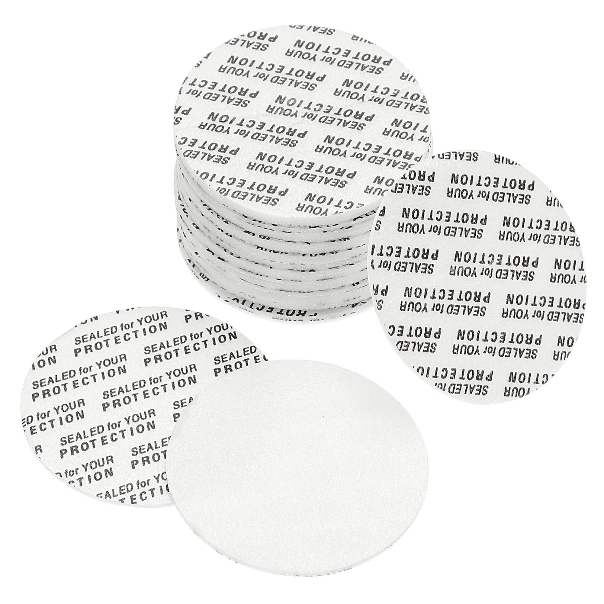 Photo 1 of PATIKIL 45mm/1.77" Foam Lid Liner, 100 Pack PS Foam Resistant Tamper Pressure Sensitive Seal for Bottle Cap Liners Seals