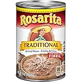 Rosarita Traditional Refried Beans, 1 Pound (Pack of 24)