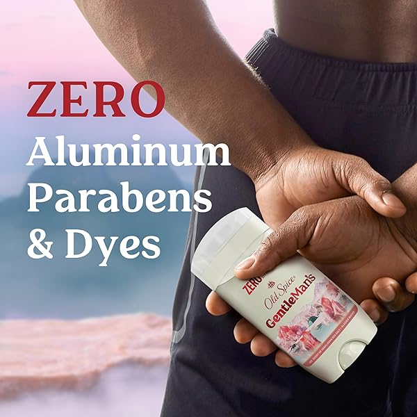 OLD SPICE GENTLEMAN’S ALUMINUM FREE DRY FEEL DEODORANT FOR MEN, 24/7 LASTING FRESHNESS, GENTLE ON SKIN WITH SKIN CONDITIONERS, HIMALAYAN SEA SALT + GLACIER WATER SCENT, 3.0 OZ