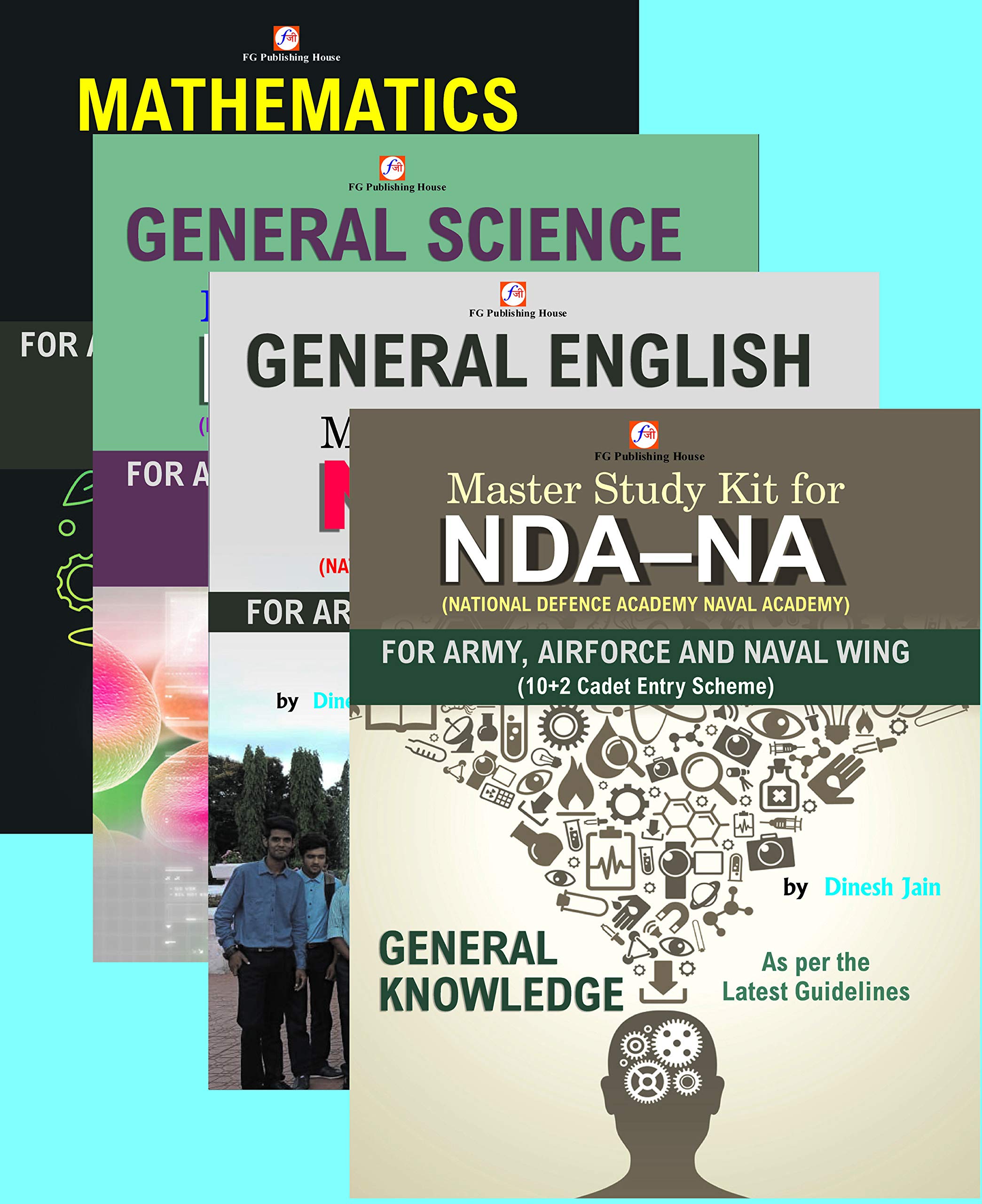NDA & NA for Army, Air Force & Naval Wing (10 + 2 Cadet Entry Scheme) Books : Study Package kits (Mathematics, English, General Knowledge & Science) NDA & NA for Army, Air Force & Naval Wing (10 + 2 Cadet Entry Scheme) Books : Study Package kits (Mathematics, English, General Knowledge & Science)