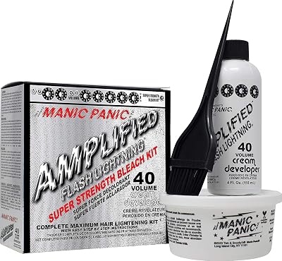 Manic Panic Amplified Flash Lightning Bleach Kit 40 Volume Cream Developer
