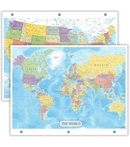 Mapa de la CIA de Oriente Medio – Irak Irán Israel Póster