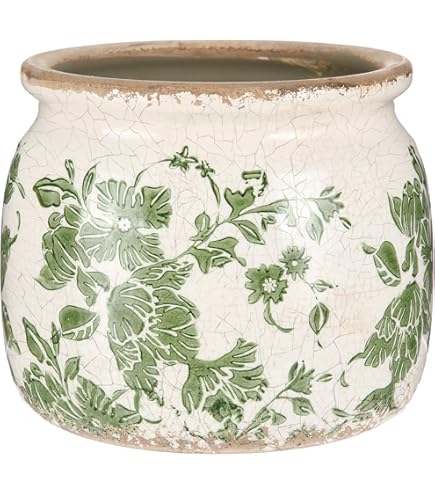 Amazon.com : Ninehaoou 2 Pcs Vintage Planter Ceramic Plants Pot