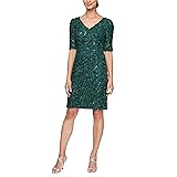 Alex Evenings Women's Short Knee Length Floral