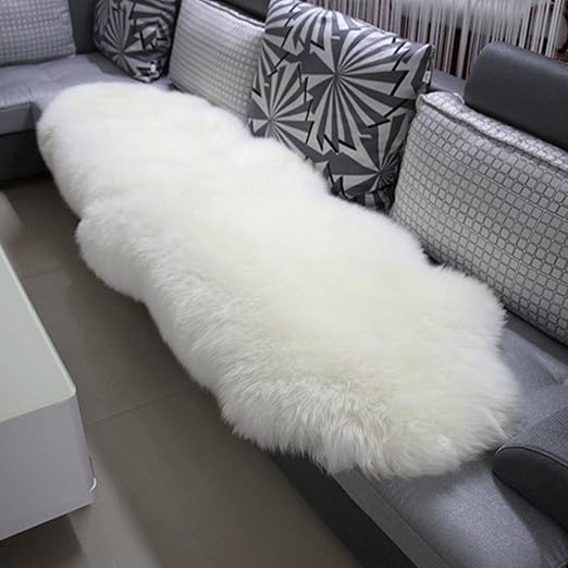 Woltu Tp3513ws L Oko Lammfell Schaffell Teppich Bettvorleger Sofa