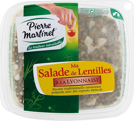 Salade De Lentilles A La Lyonnaise Pierre Martinet 300 G Amazon