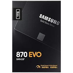 SAMSUNG 870 Evo 1TB 2.5in SATA III Internal Solid