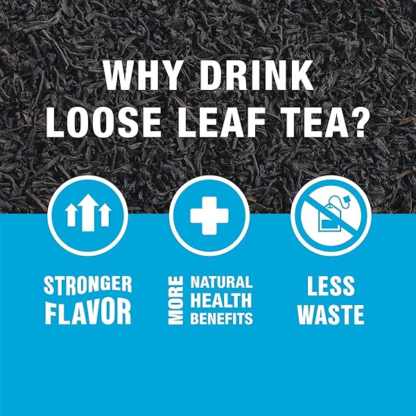 TIESTA TEA – ROYAL BREAKFAST, LOOSE LEAF, CLASSIC ENGLISH BLACK TEA, PREMIUM BLEND, HIGH CAFFEINE HOT & ICED, BREWS UP TO 25 CUPS, 1.7 OUNCE RESEALABLE POUCH